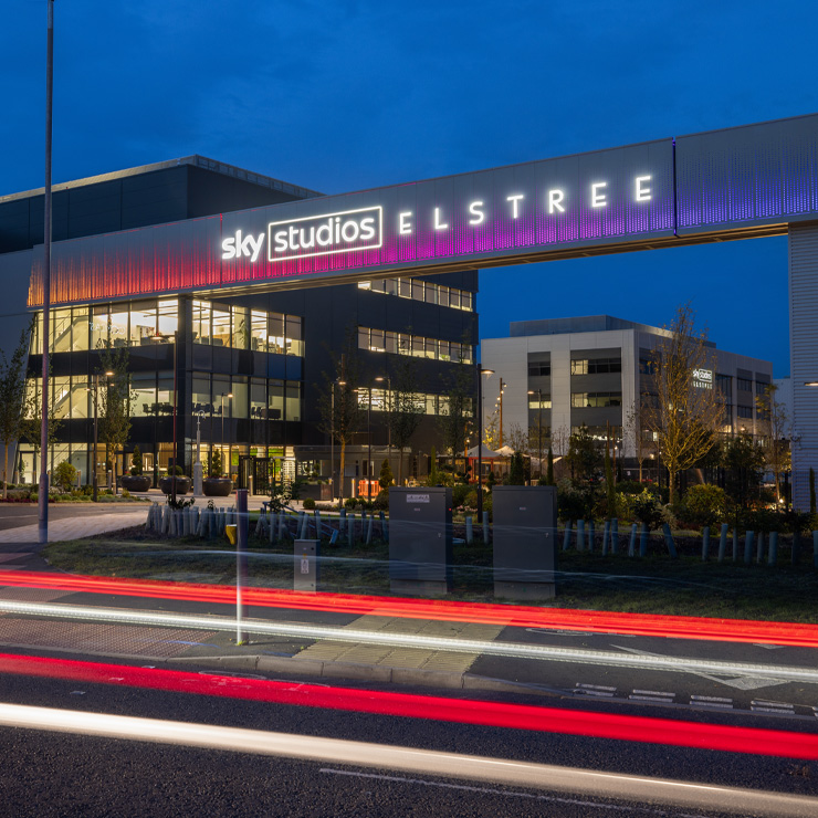 BAM | Sky Studios | Elstree | Borehamwood | SFS | Exterior Facades | Cladding Systems | Clients | Envelis