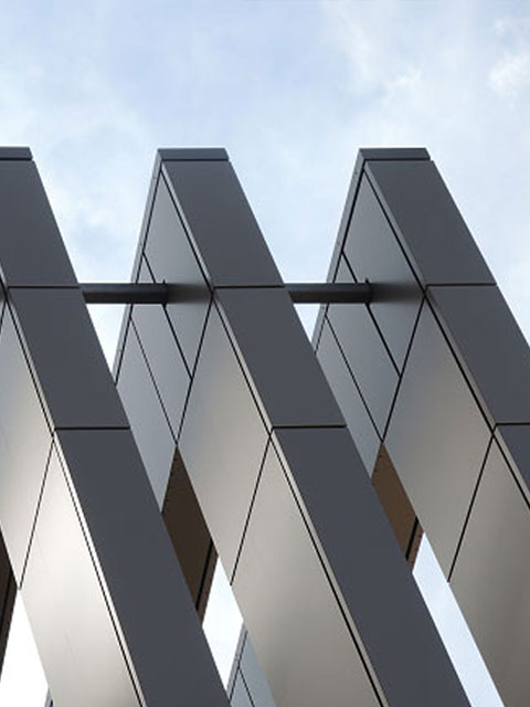 Engineered aluminium and steel louvre systems | Louvres | Services | Envelis - Envelis