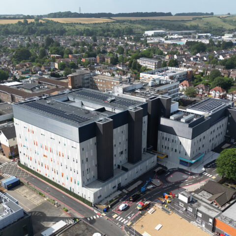 Luton & Dunstable Hospital | SFS | Cladding | Glazing | Doors | Projects | Envelis
