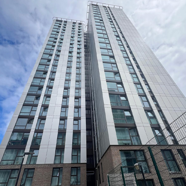 McLaren Group | Chalcots Estate | Camden | London | Cladding Systems | Louvres Systems | Roofing | Clients | Envelis