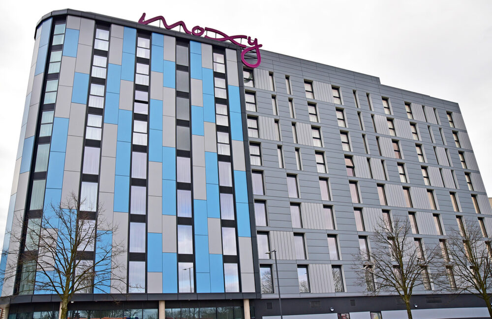 Moxy Hotel | Morgan Sindall | Steel Framing Systems | Cladding | Roofing | Projects | Envelis